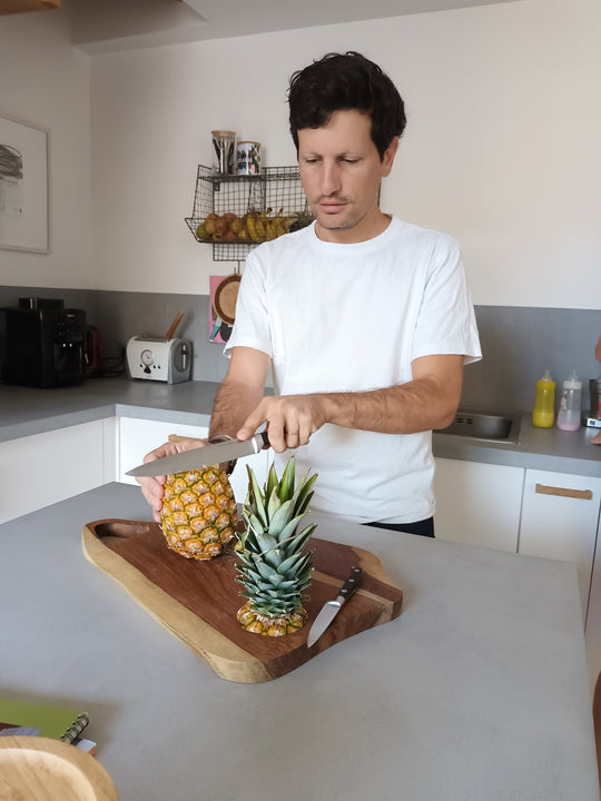 En la cocina de Olivia y Matthieu